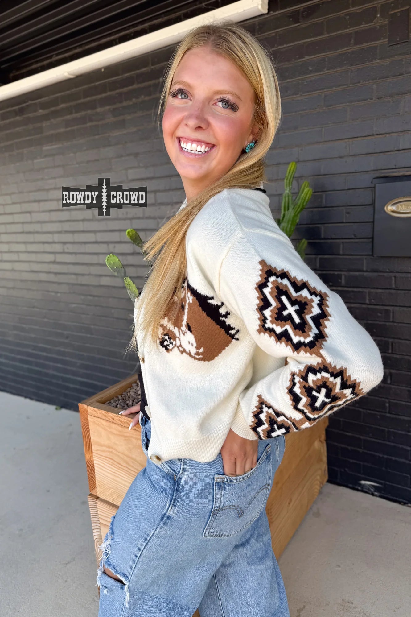 Cool horse cardigan