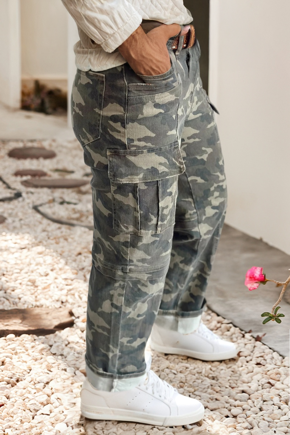 Camouflage Denim Pants