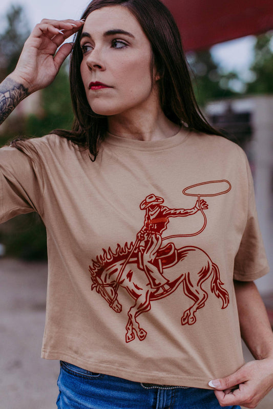 Bronco Crop Tee