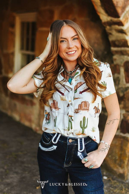 Ivory Western top