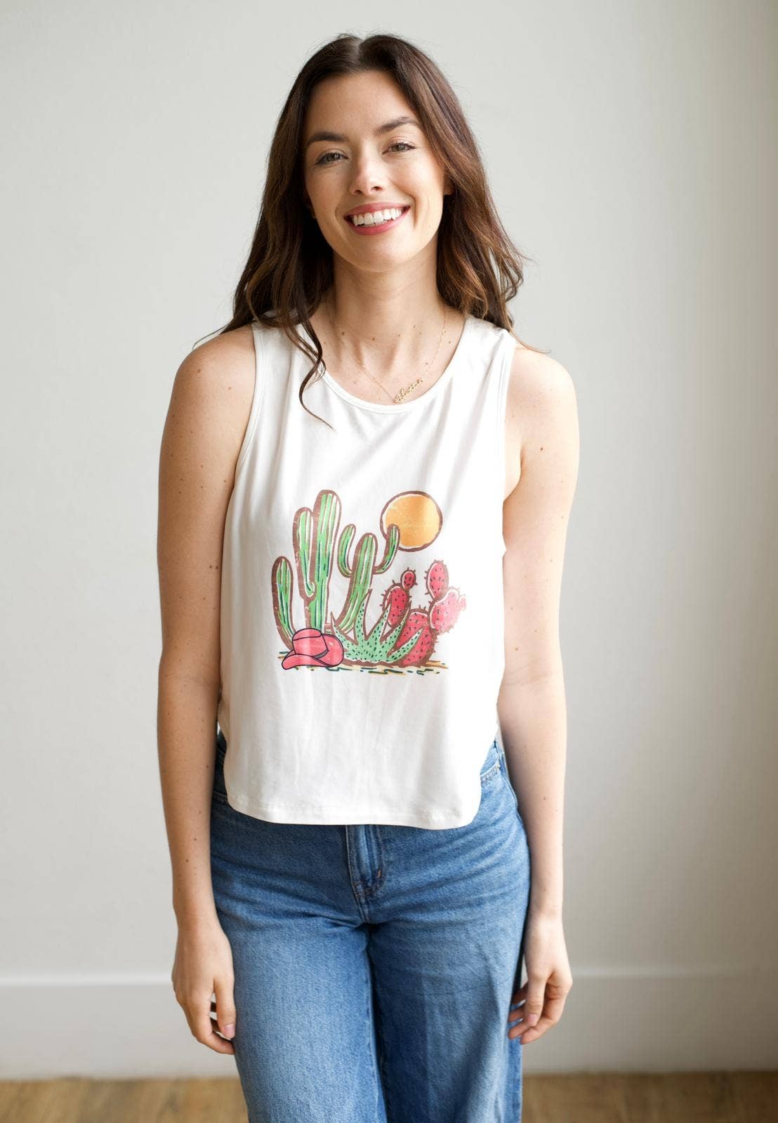 NEON CACTUS GRAPHIC TANK