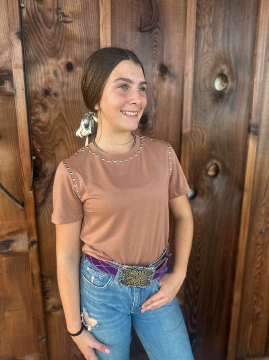 Starry stud tee