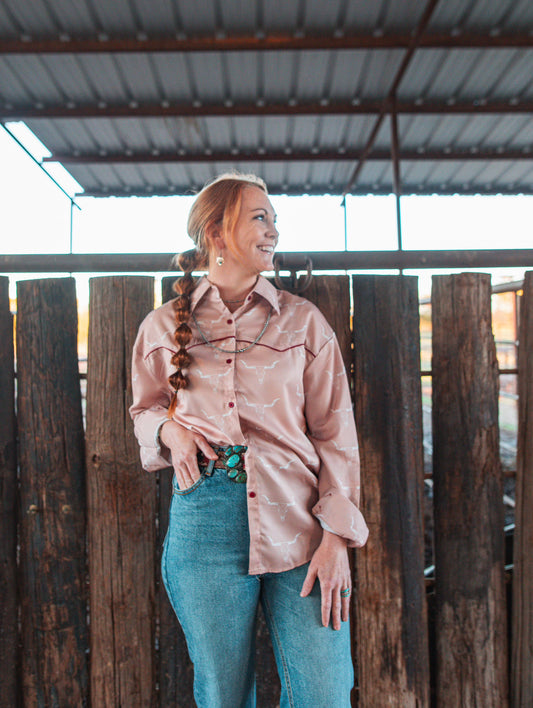 HONKY TONK ATTITUDE BUTTON DOWN