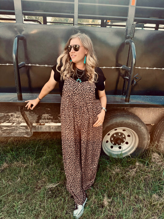 Cheetah jumpsuit
