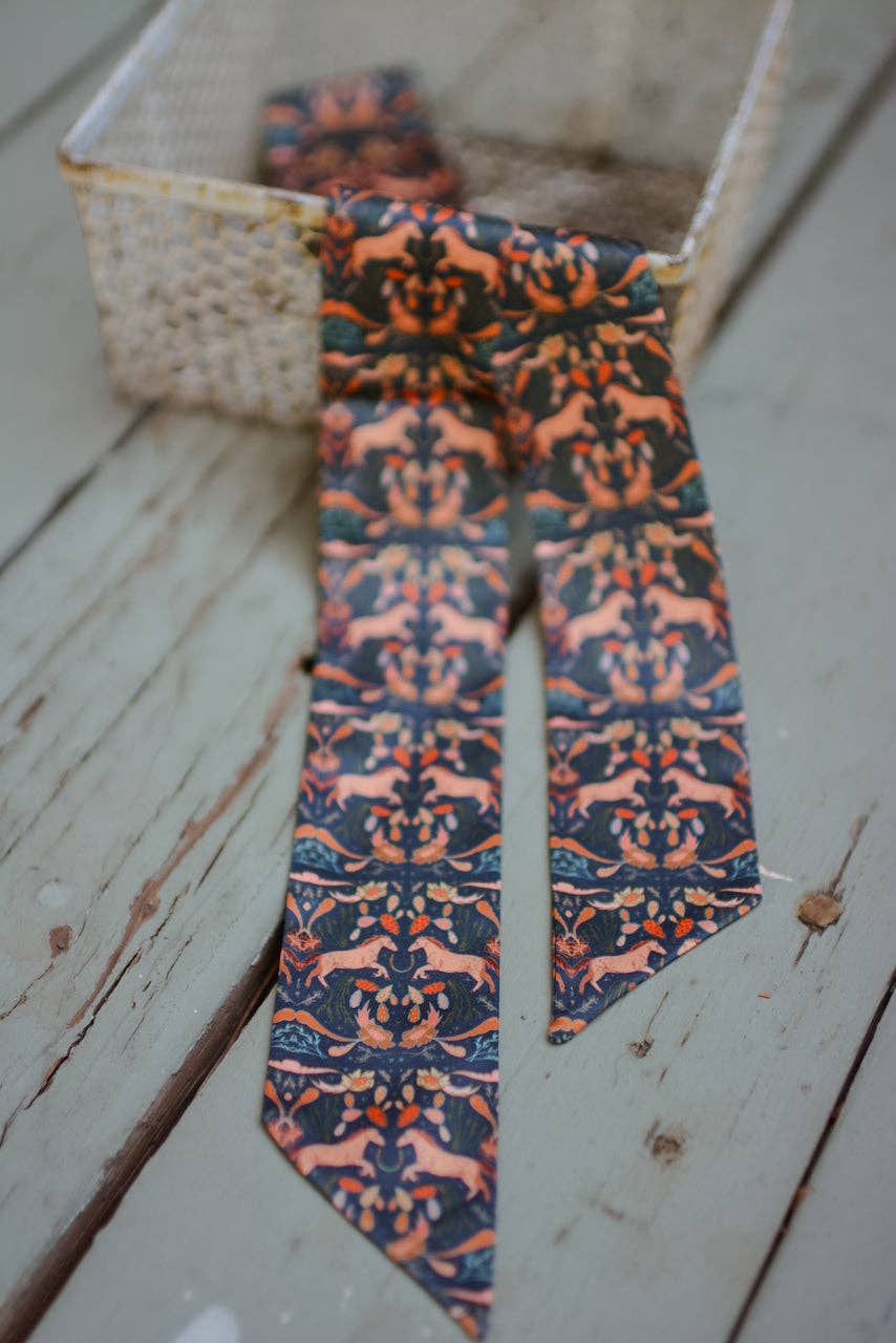Prairie Days in Denim Western Twilly Scarf