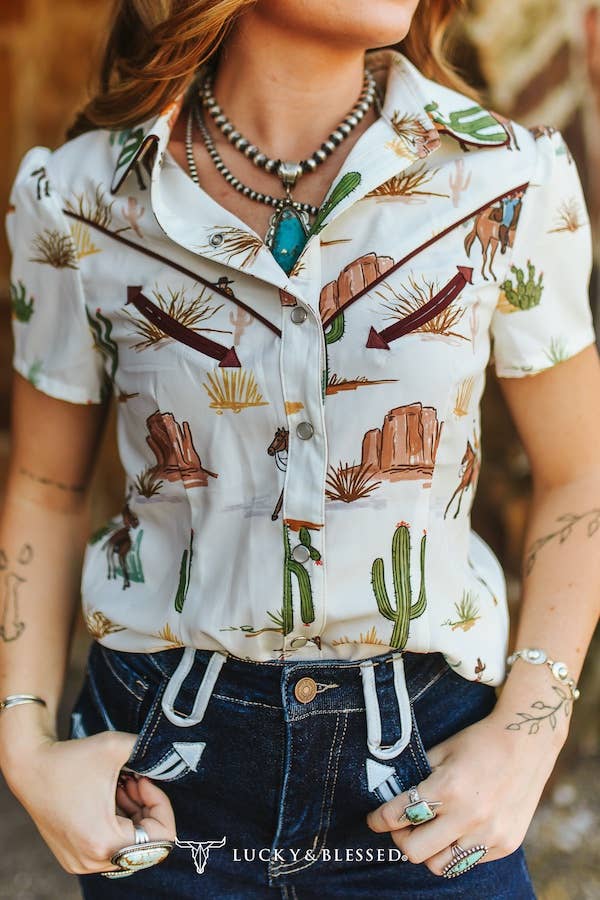 Ivory Western top